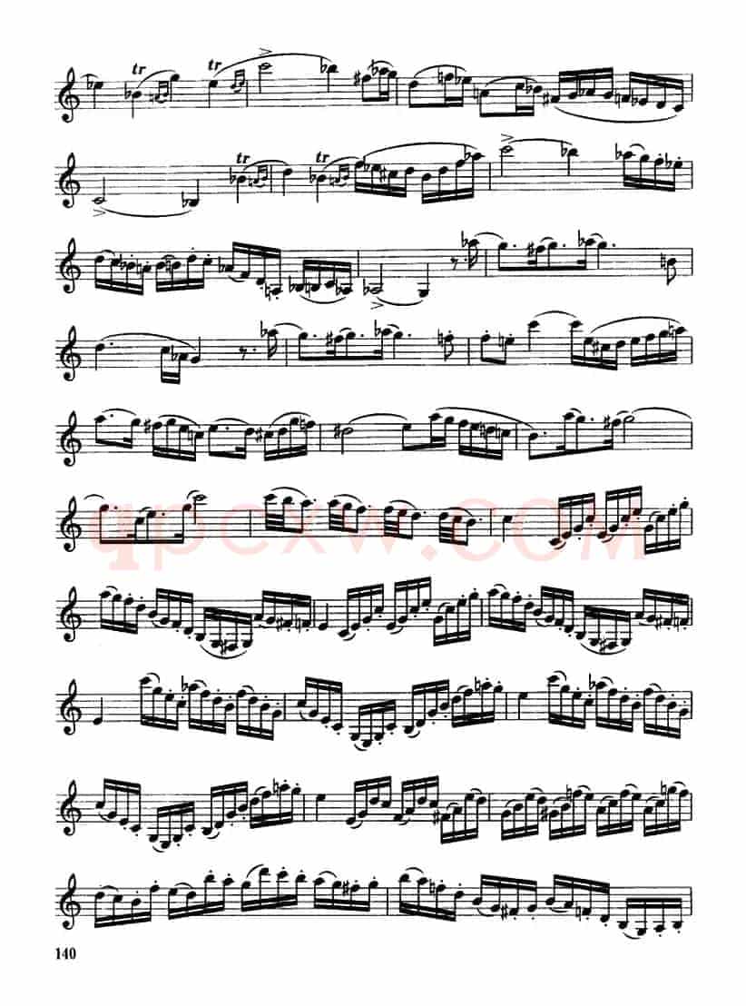 单簧管高级练习曲3首