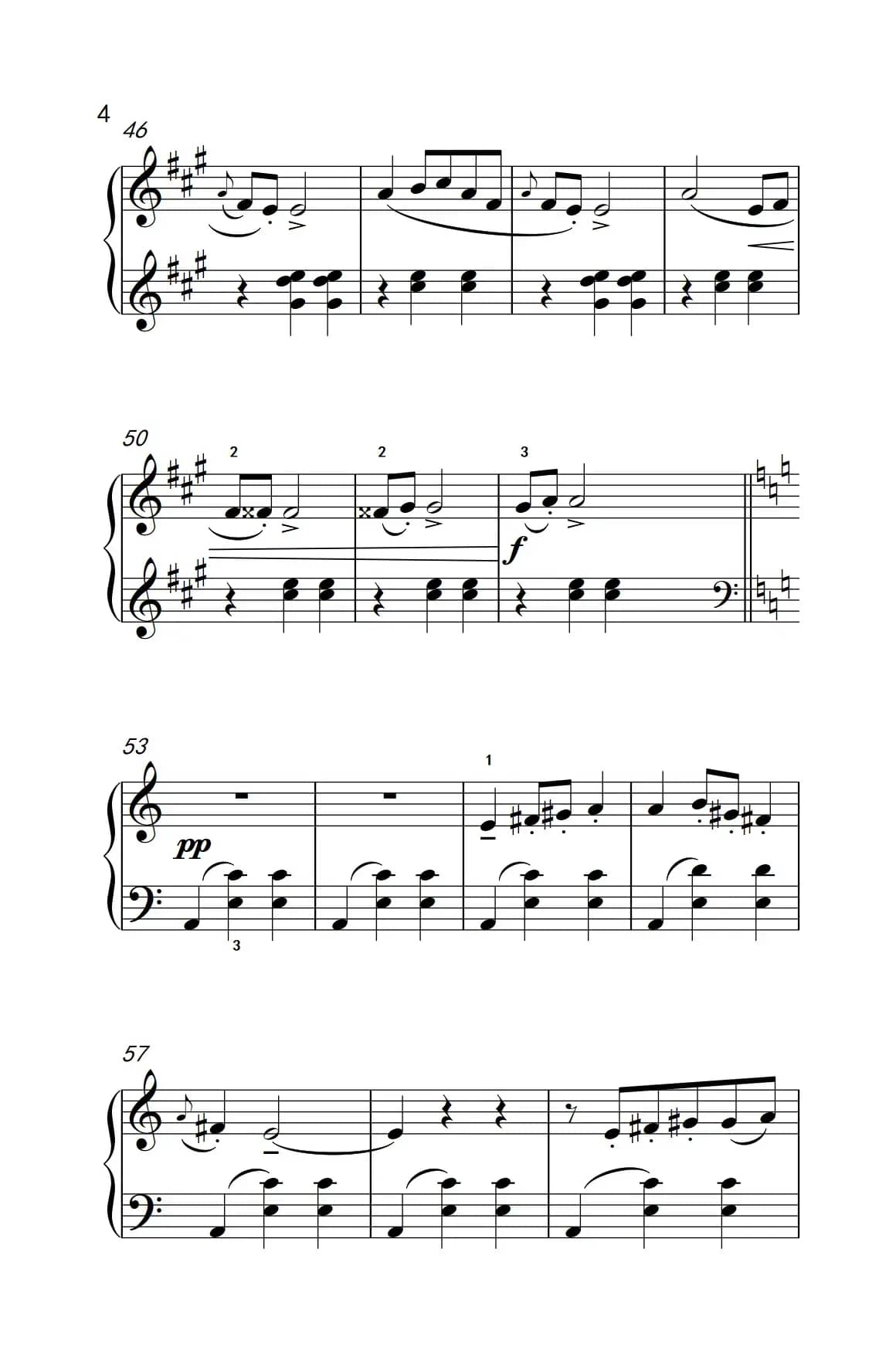 第四级 2.圆舞曲（中央音乐学院 钢琴（业余）考级教程 4-6级）