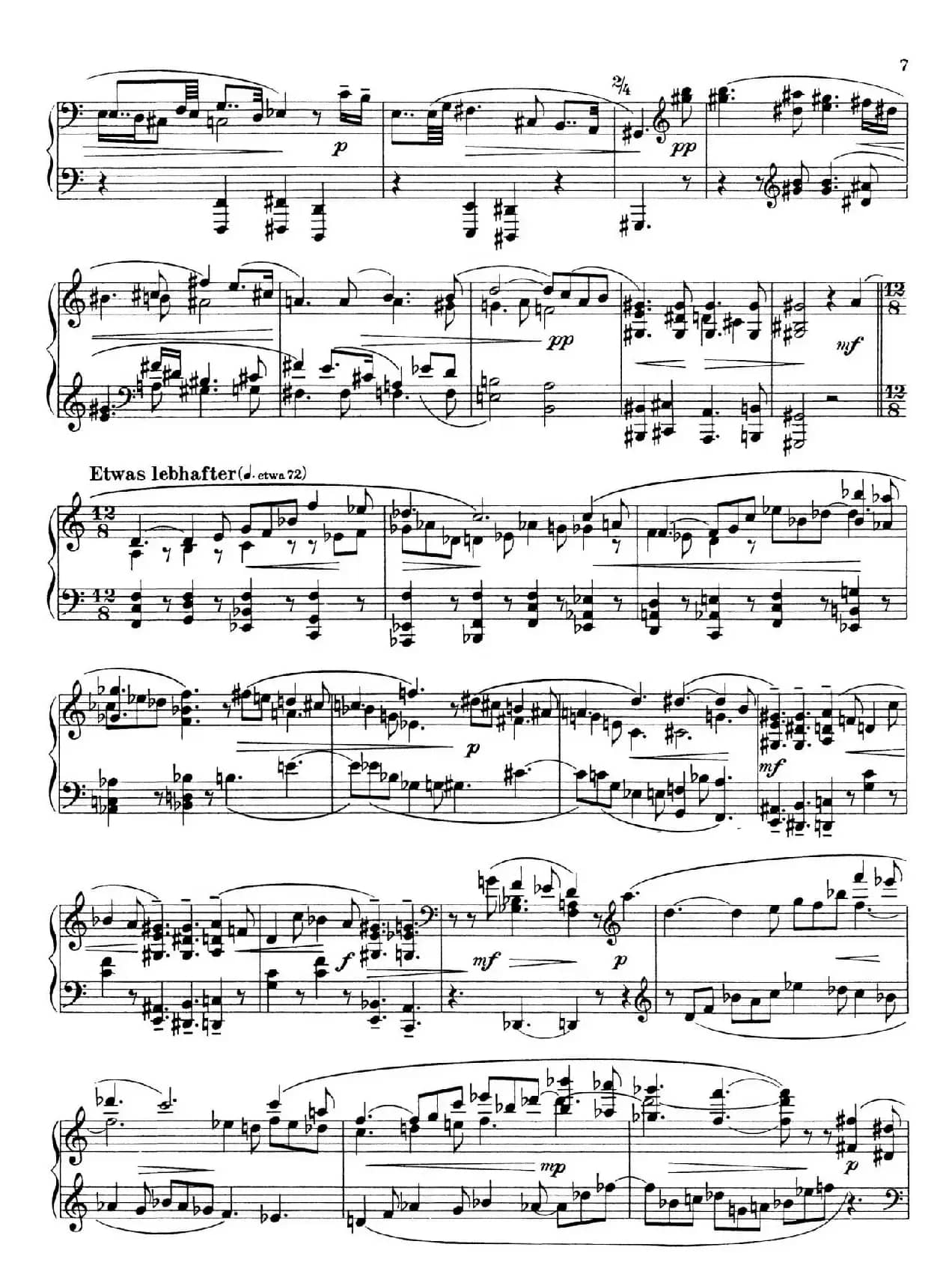 Piano Sonata No.1（第一钢琴奏鸣曲·Ⅱ）