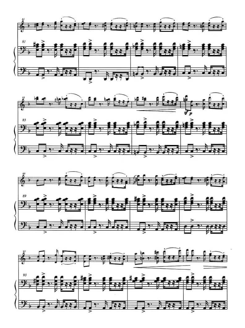 巴斯克随想曲（钢琴伴奏小提琴谱）