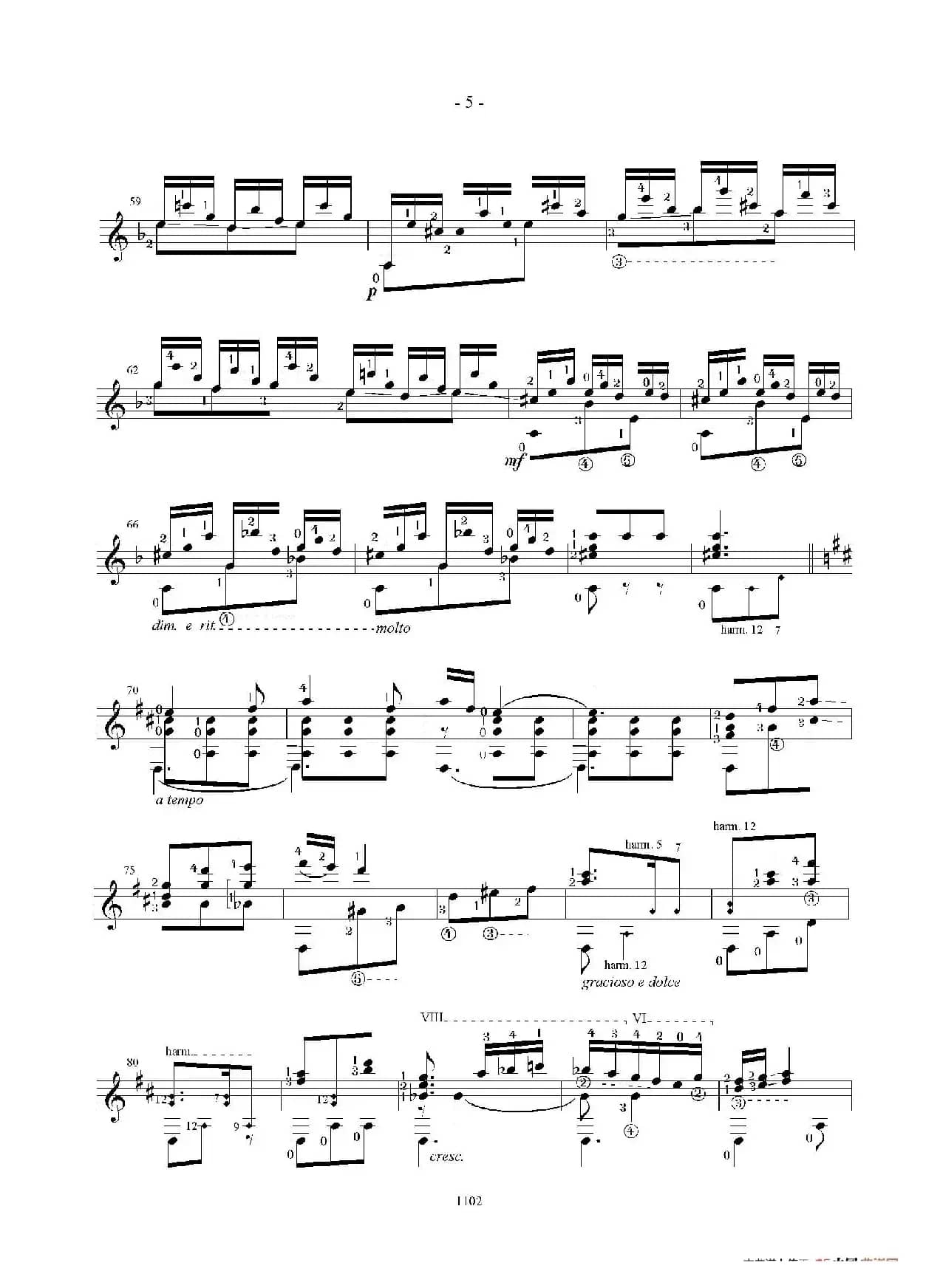 Torre Bermeja(Serenata)-1（古典吉他）