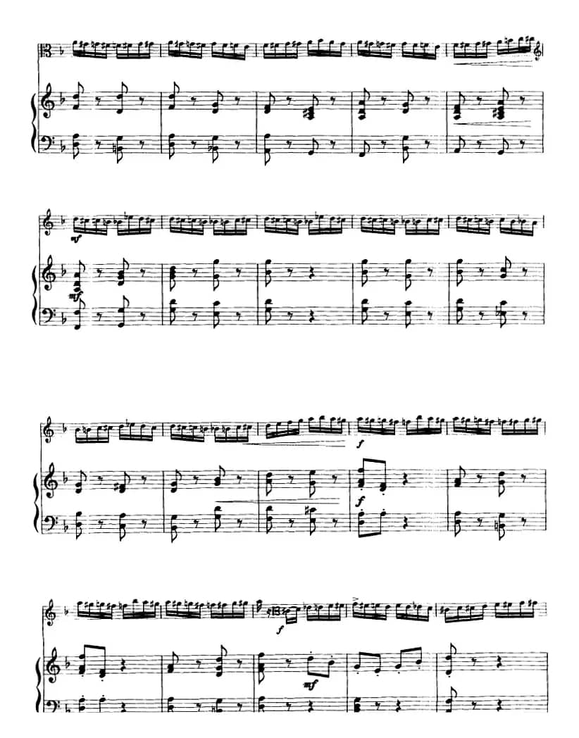 野蜂飞舞（中提琴+钢琴伴奏）