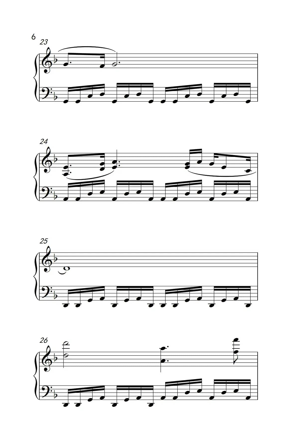 世间始终你好（《弹吧音教》制谱版）