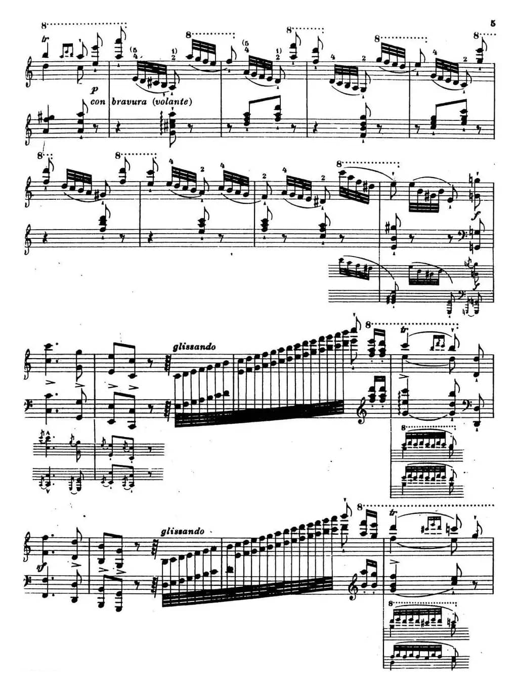 6首帕格尼尼大练习曲（La Chasse Etude Nr.5）