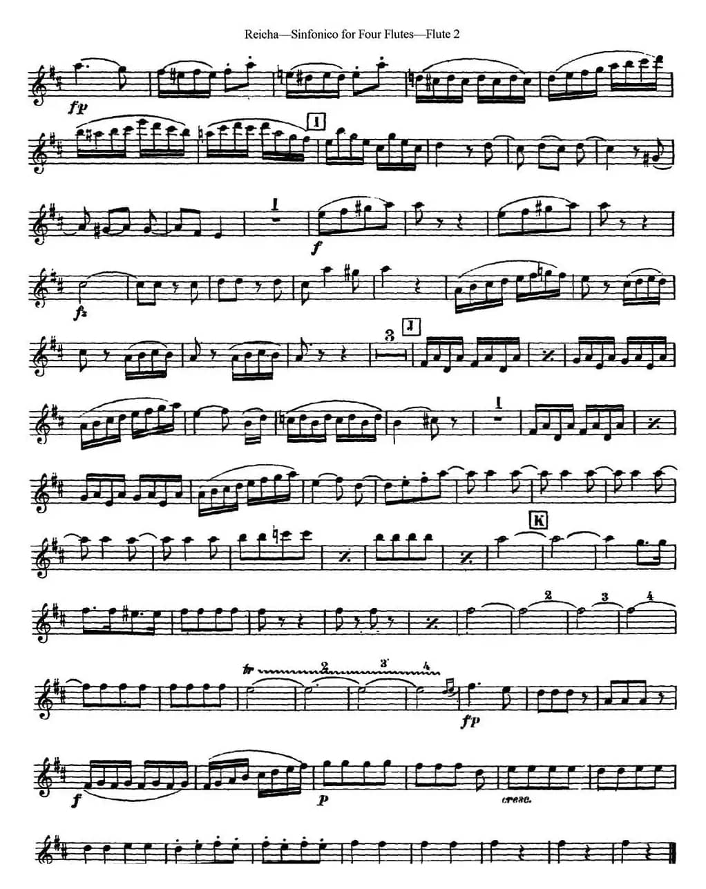 瑞查长笛四重奏（Flute 2）