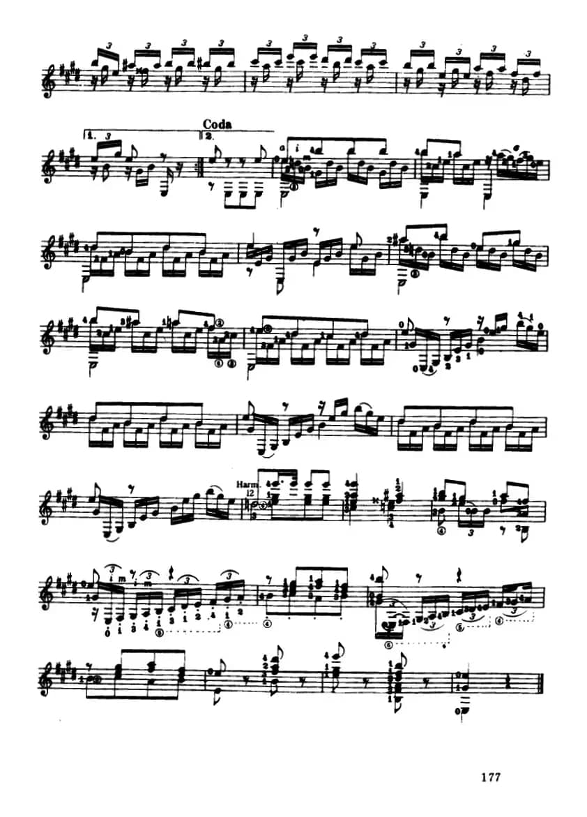 《魔笛》主题变奏曲（古典吉它）