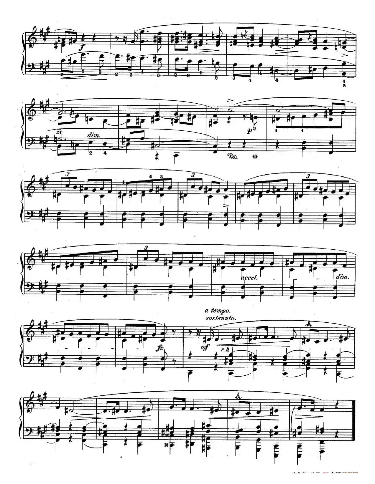 Trois Mazurkas Op.59（3首玛祖卡舞曲·3）