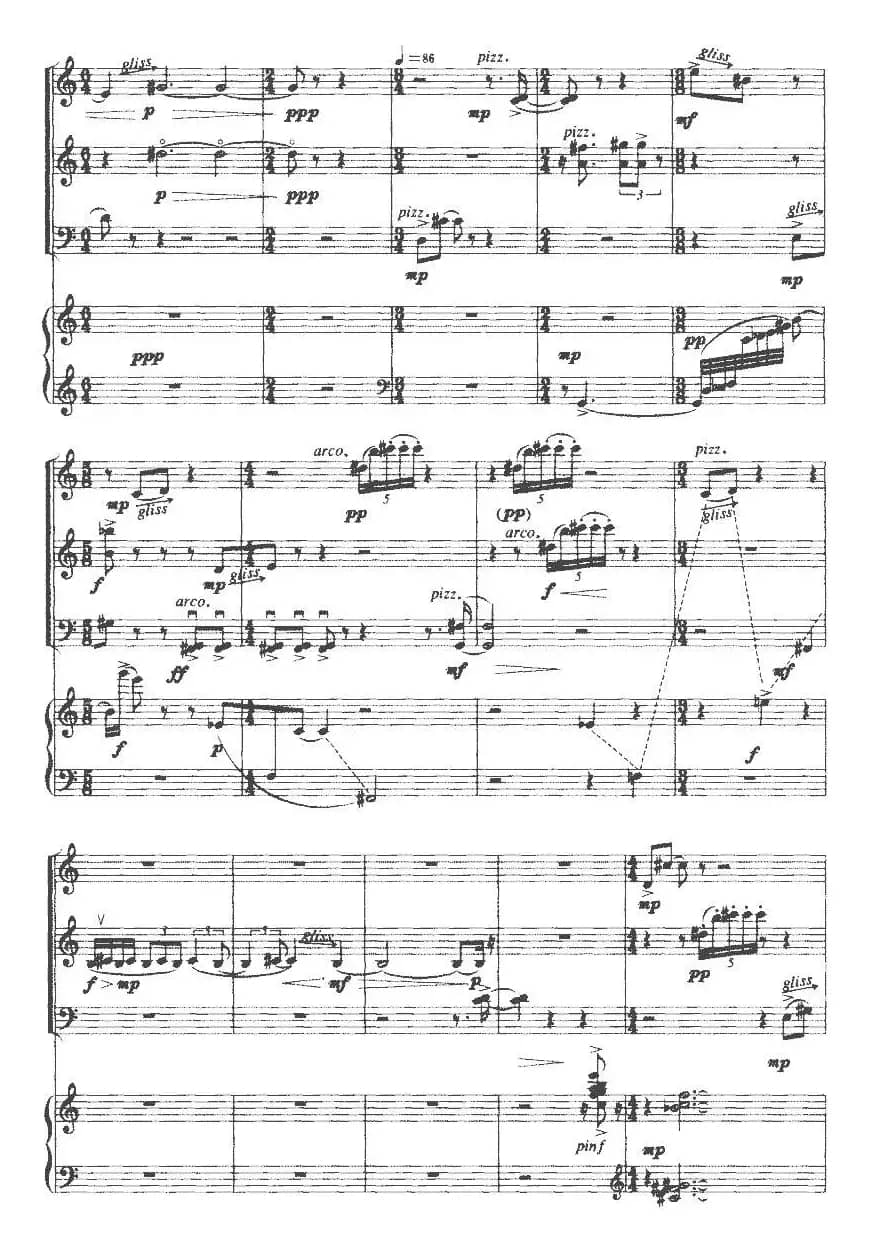 幽涧（小提琴+大提琴+钢琴）