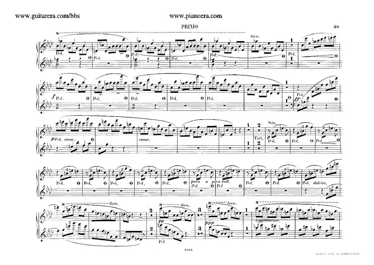 Piano Concerto No.2 in f Minor Op.21（f小调第二钢琴协奏曲·四手联弹版）