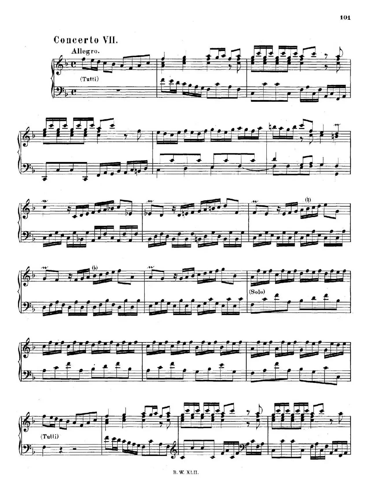 16 Concertos BWV 972-987(十六首为独奏古钢琴而作的协奏曲)(P41——50)