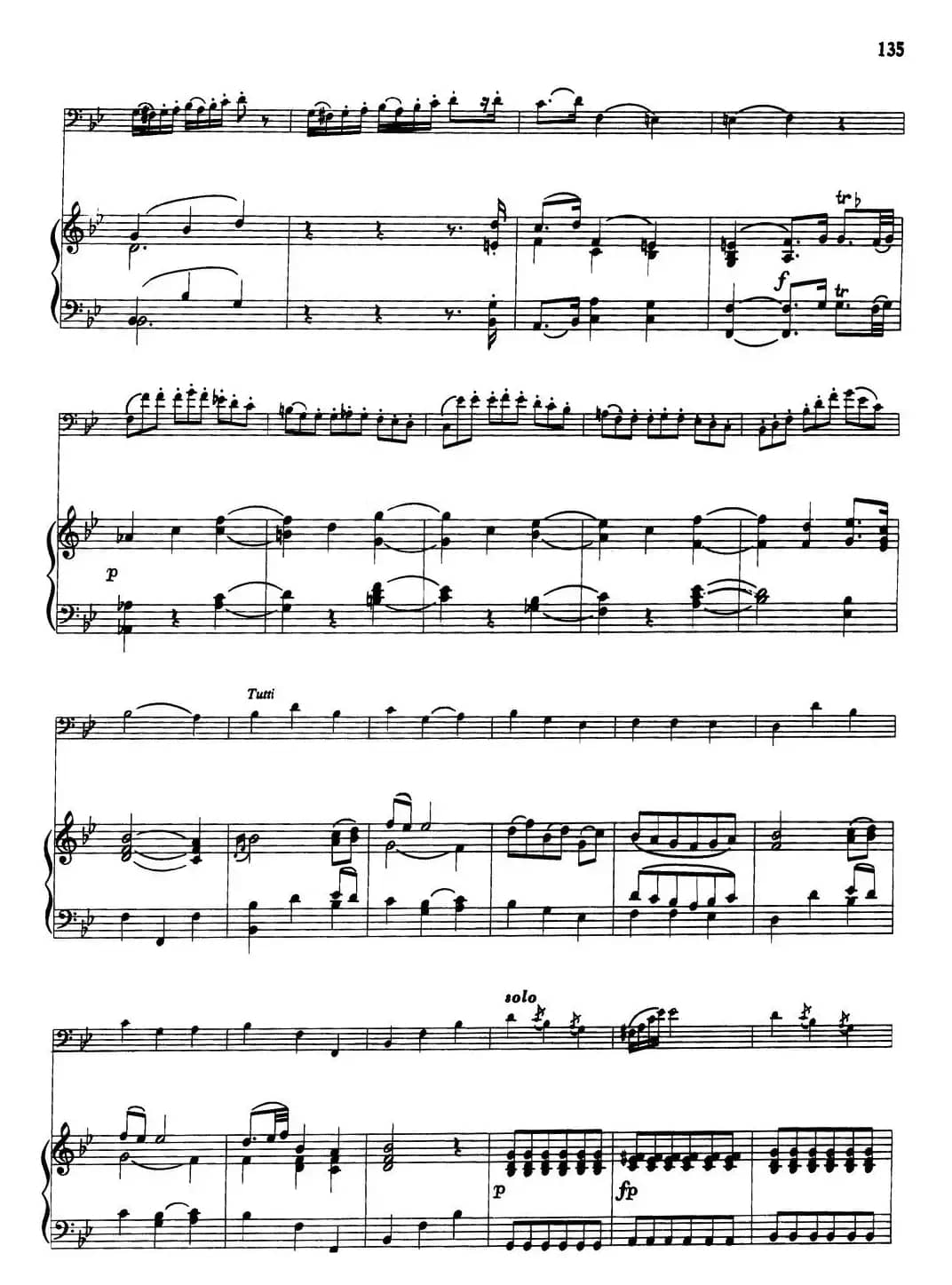 降B大调协奏曲（大管+钢琴伴奏）