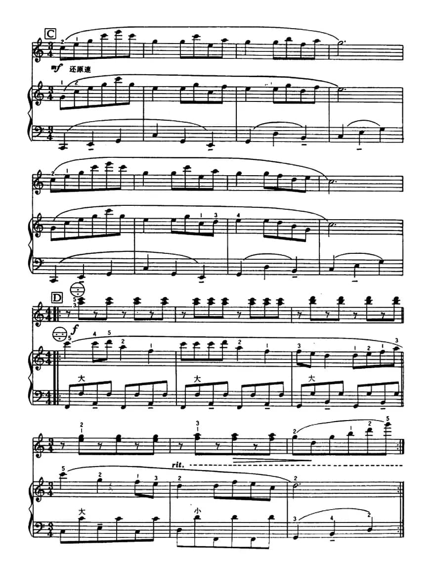 儿童回旋曲（二重奏）