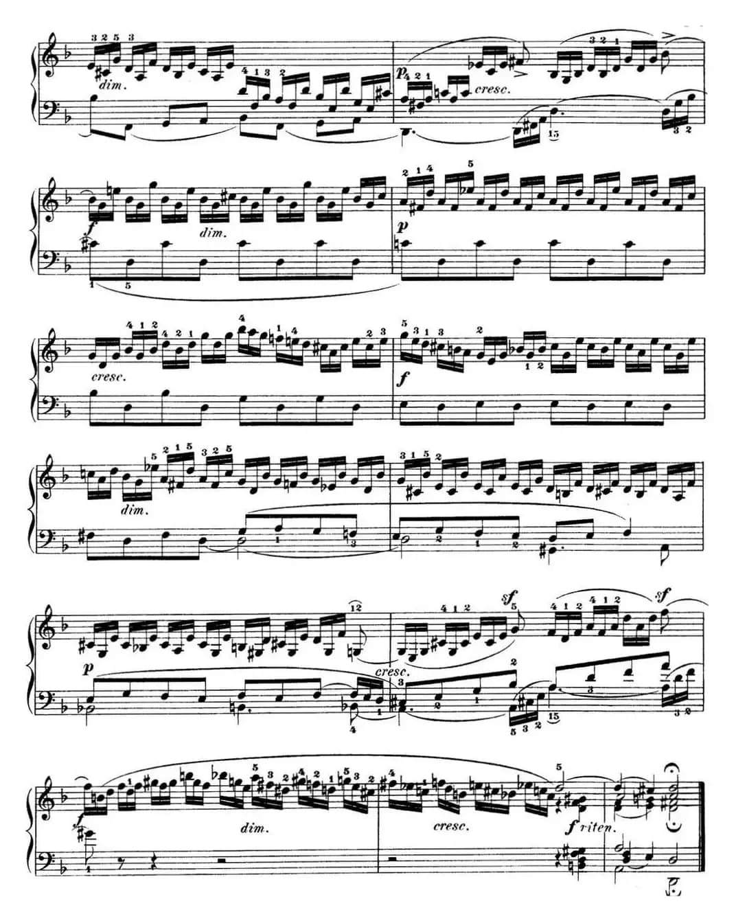 巴赫《平均律钢琴曲集·第一卷》之前奏曲（NO.6）