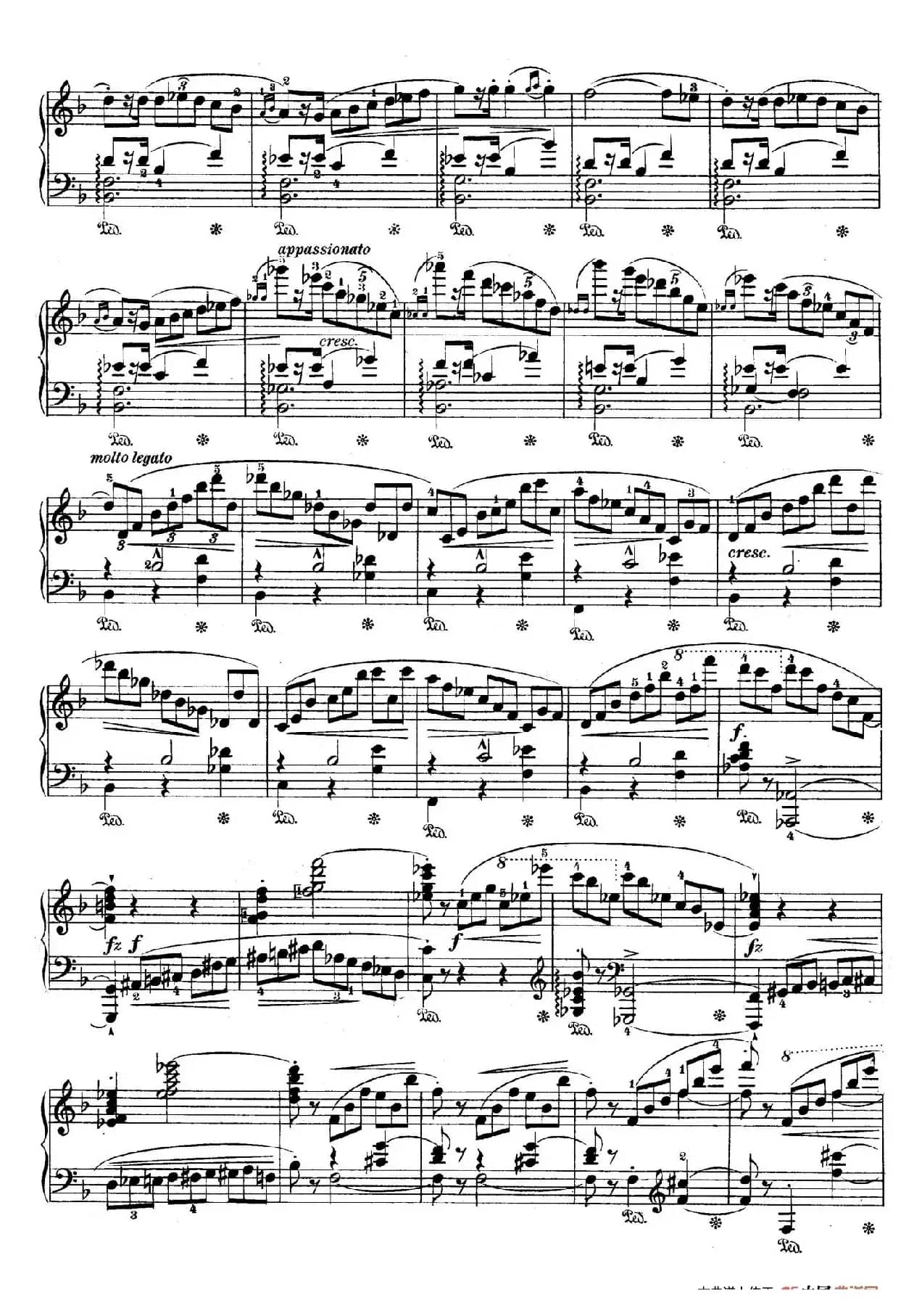 Rondo A La Mazurka Op.5（F大调玛祖卡舞曲型回旋曲）