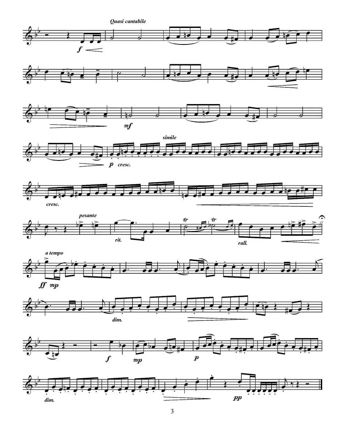 Concert Etude （音乐会练习曲、C调）（小号）