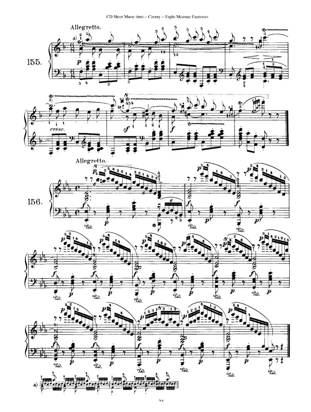 160 Eight- Measure Exercises.Op.821（车尔尼160首钢琴八小节练习曲（142——160））