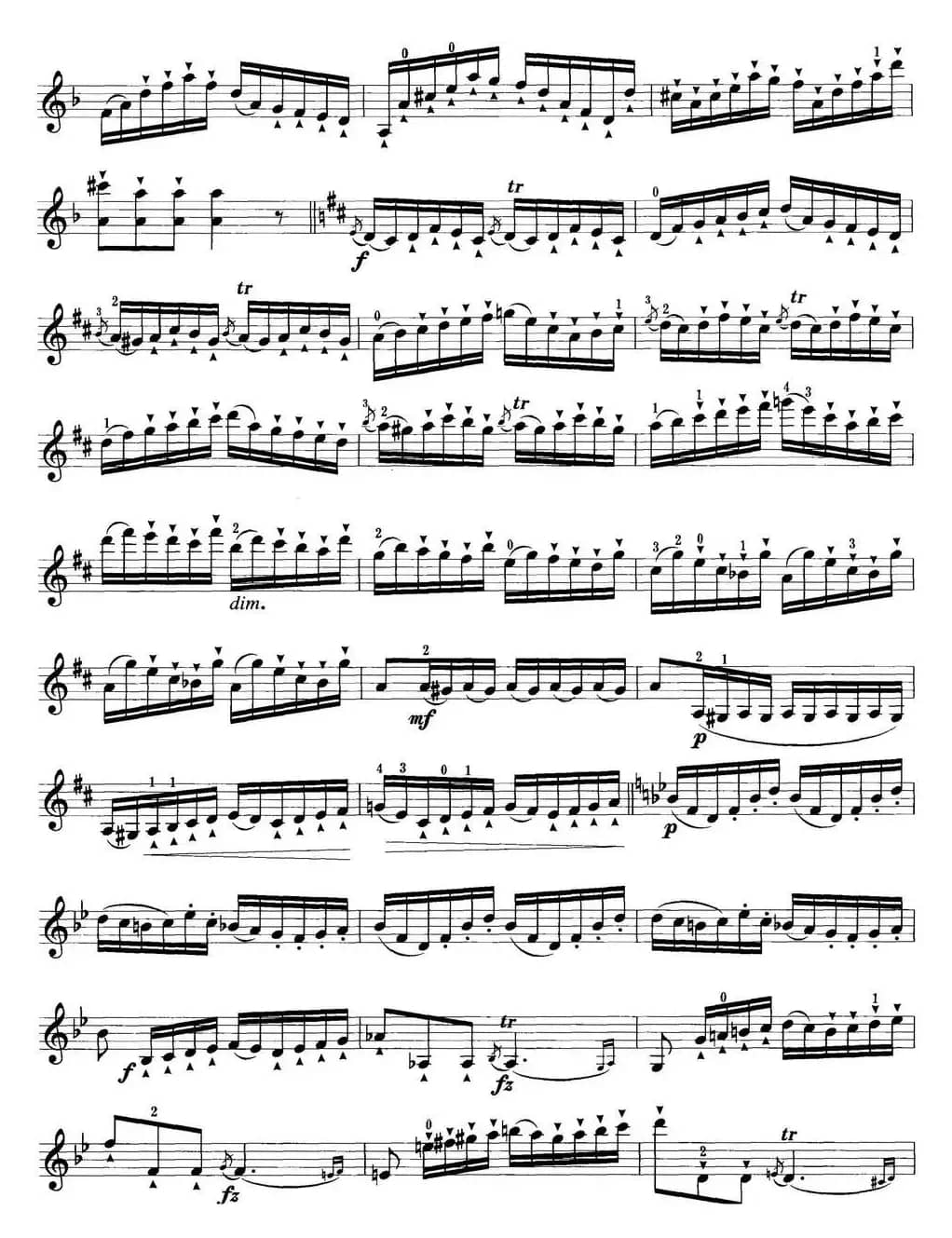 小提琴考级第五级：练习曲（6首）