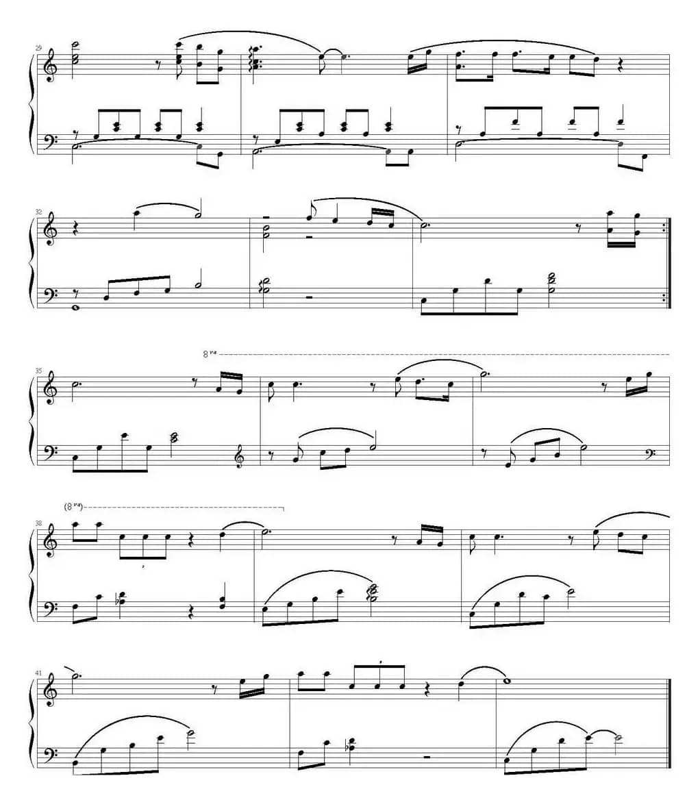 烛光里的妈妈（雨田钢琴编配版）