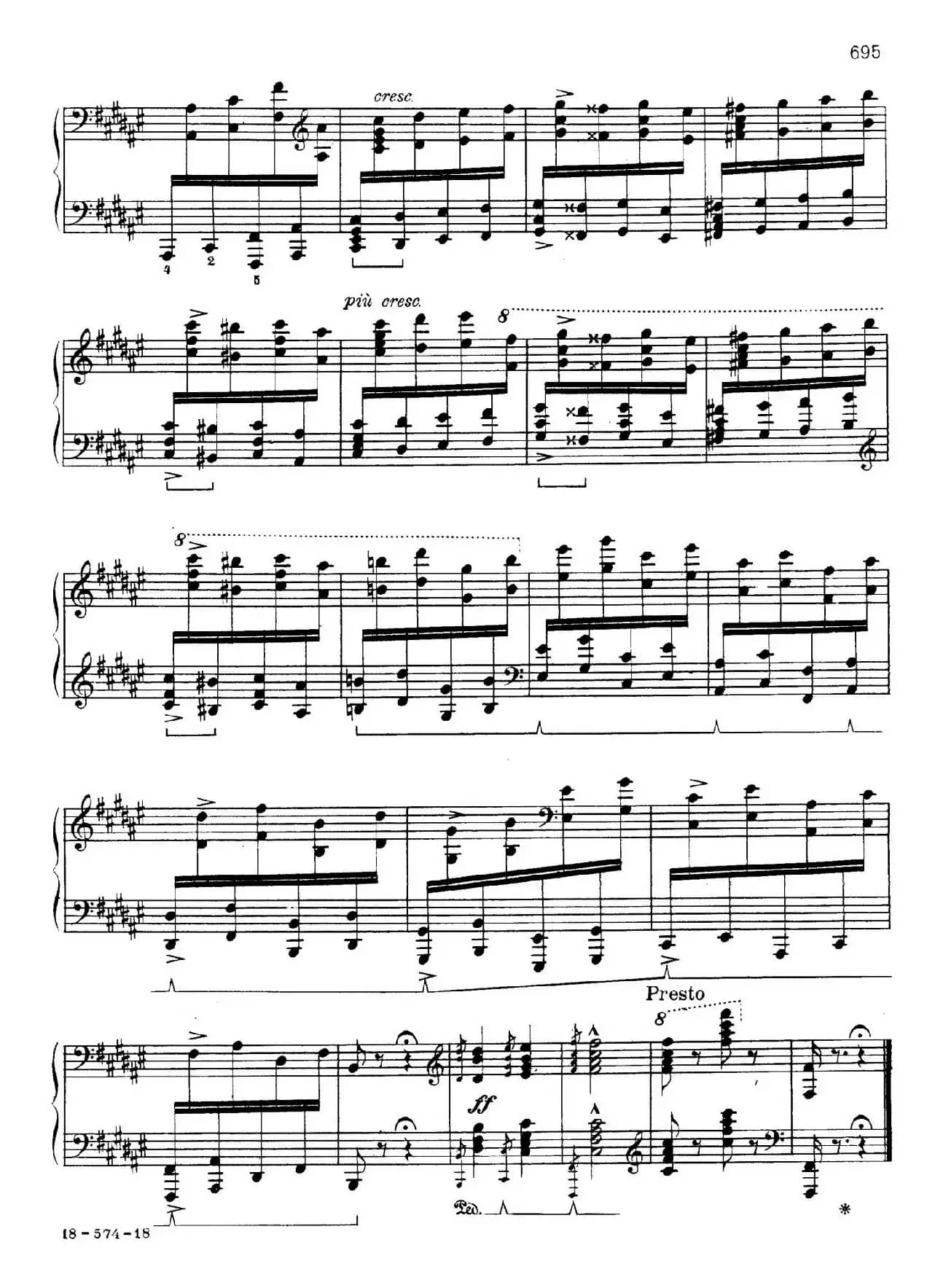 19 Rhapsodies Hongroises S.244 No.2（19首匈牙利狂想曲·第2首）