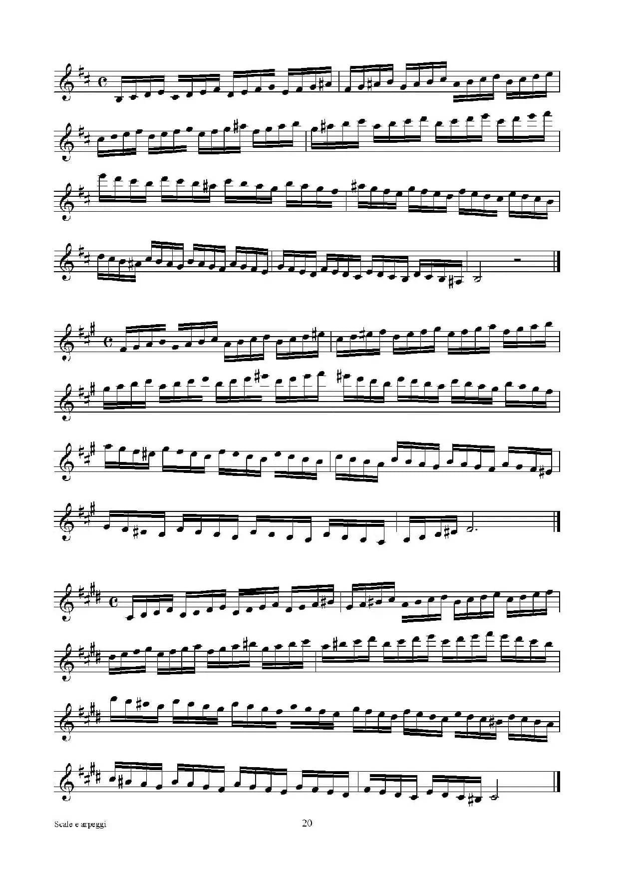 实用的萨克斯音阶练习曲集（P16——30）