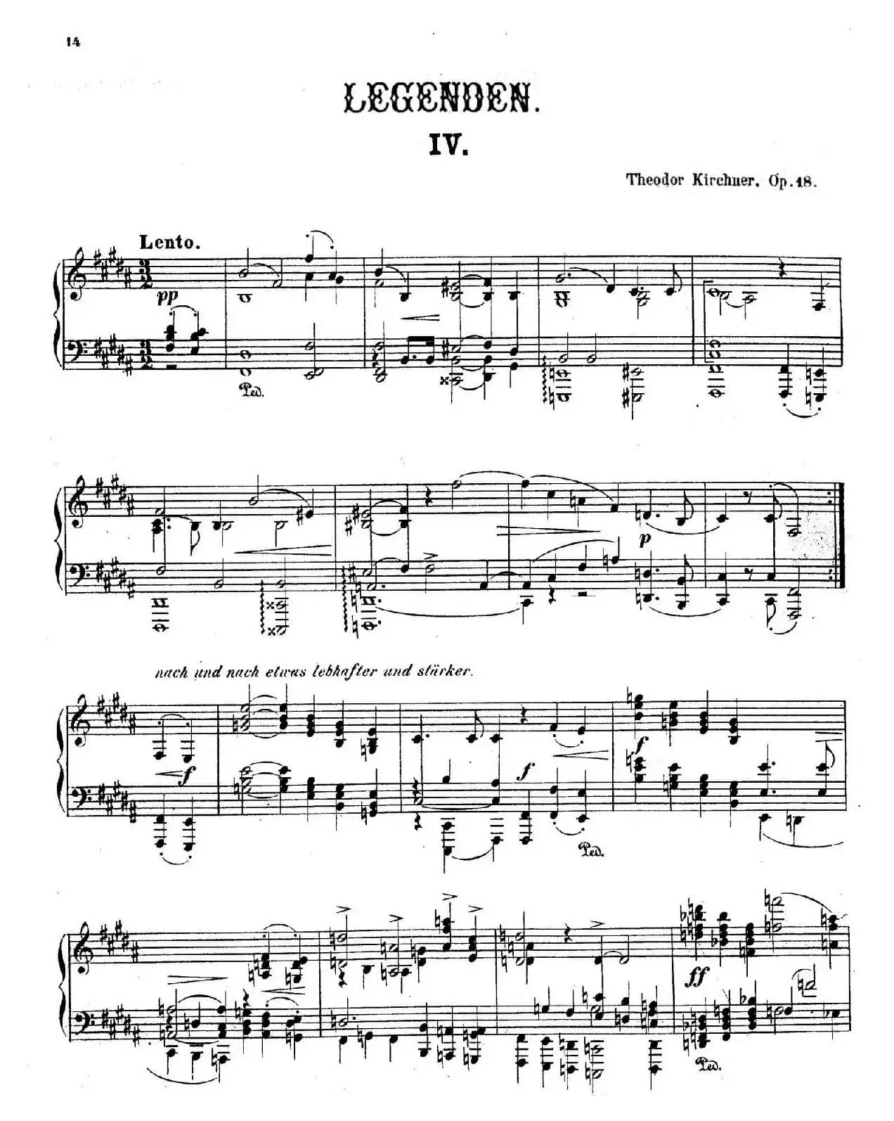 Legenden Op.18（9首传奇·Ⅳ）