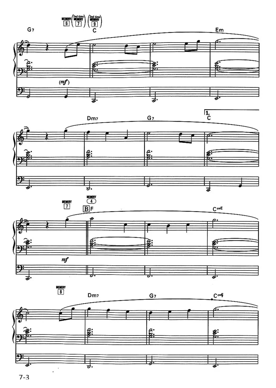 世界的盟约（双排键电子琴谱）