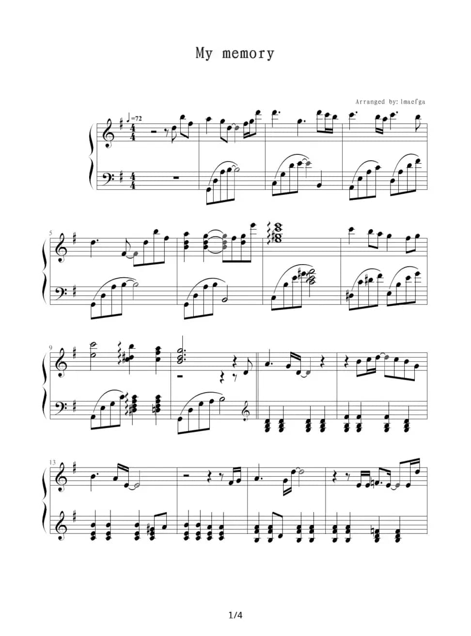 MY MEMORY（韩剧《冬季恋歌》插曲）