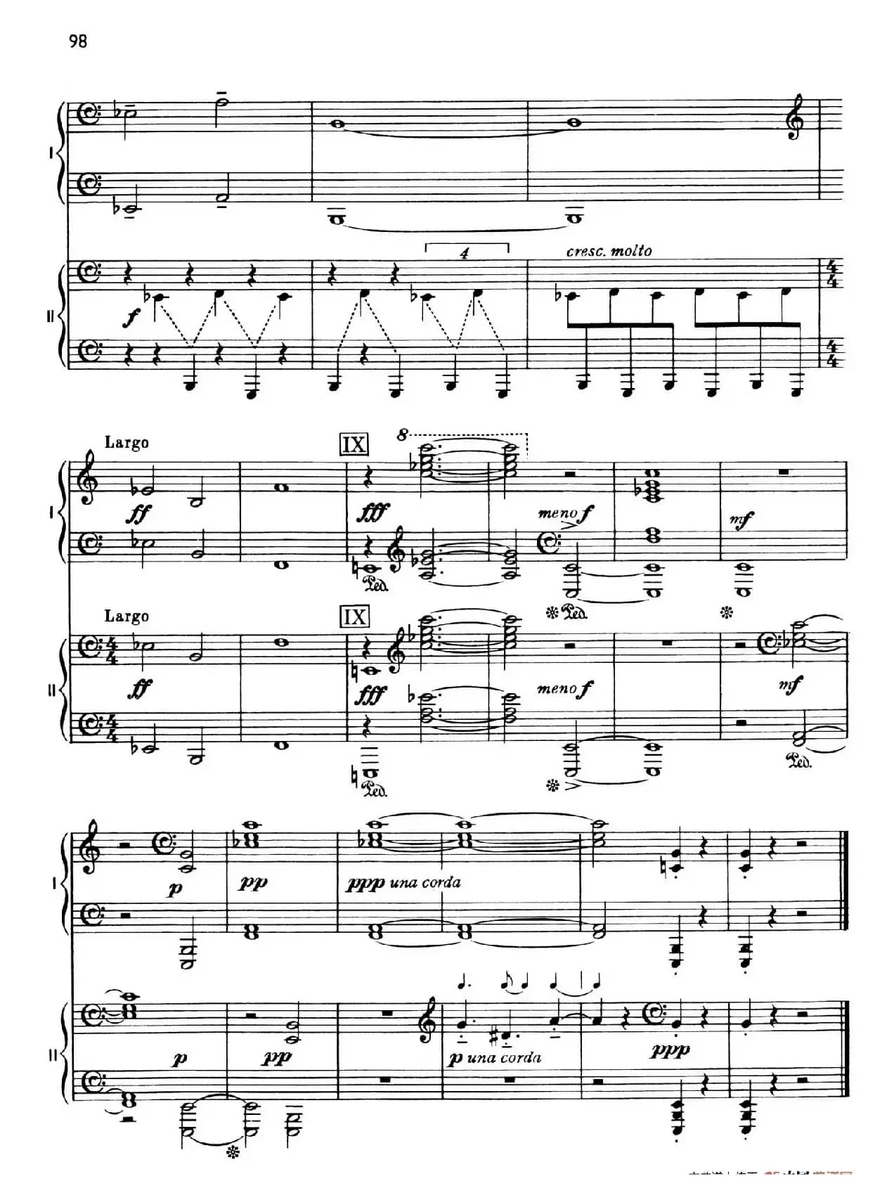 The Planets Op.32（双钢琴）（行星·第六乐章 天王星—魔术师）