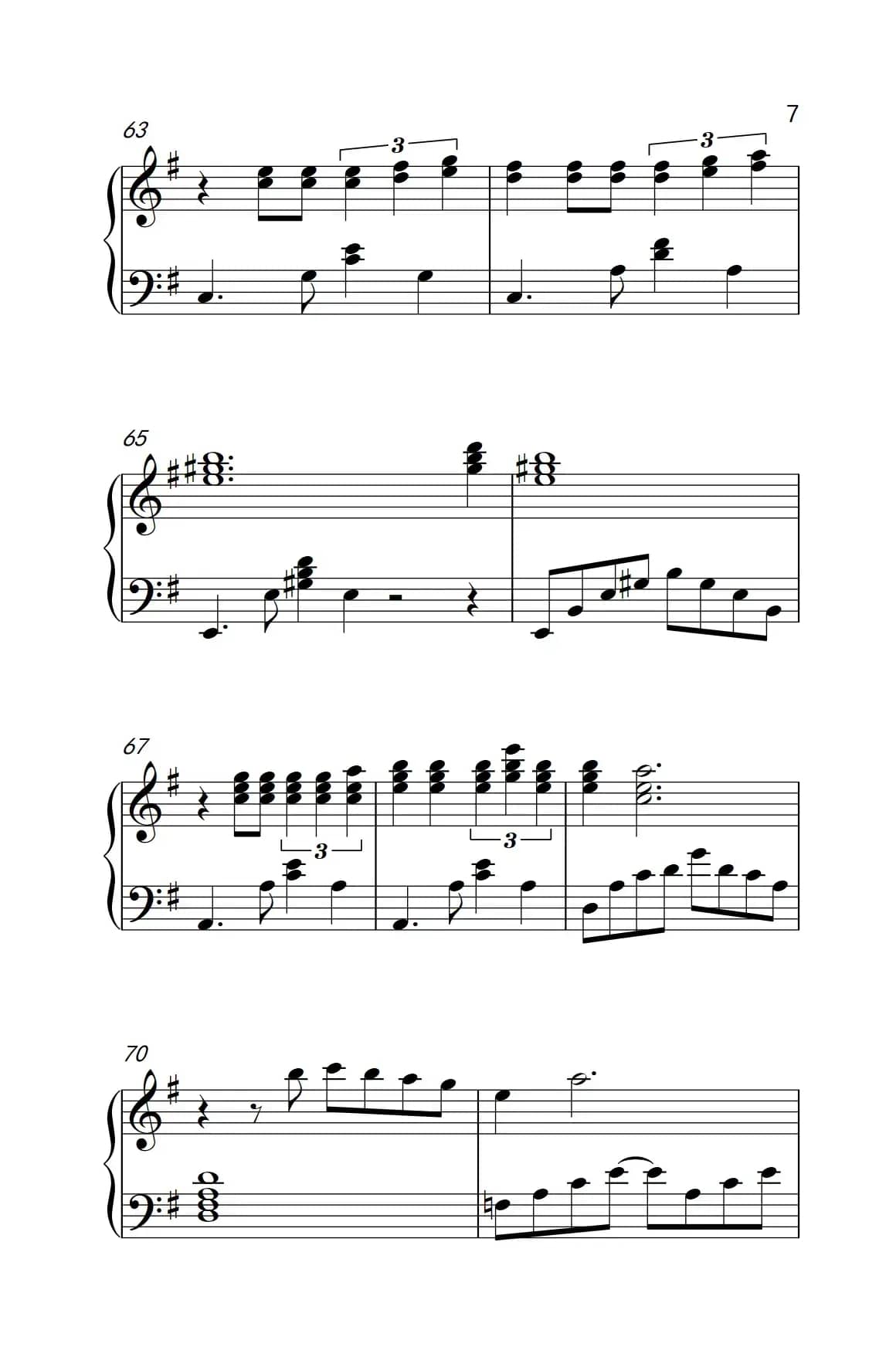 我知道你很难过（《弹吧音教》制谱版）