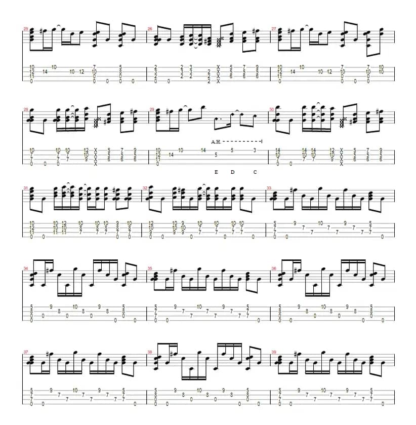 平凡之路（尤克里里指弹谱）