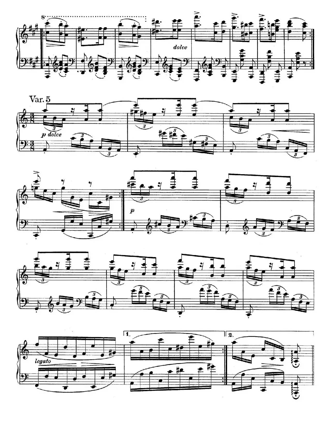 帕格尼尼主题变奏曲（Op.35 Livre2）