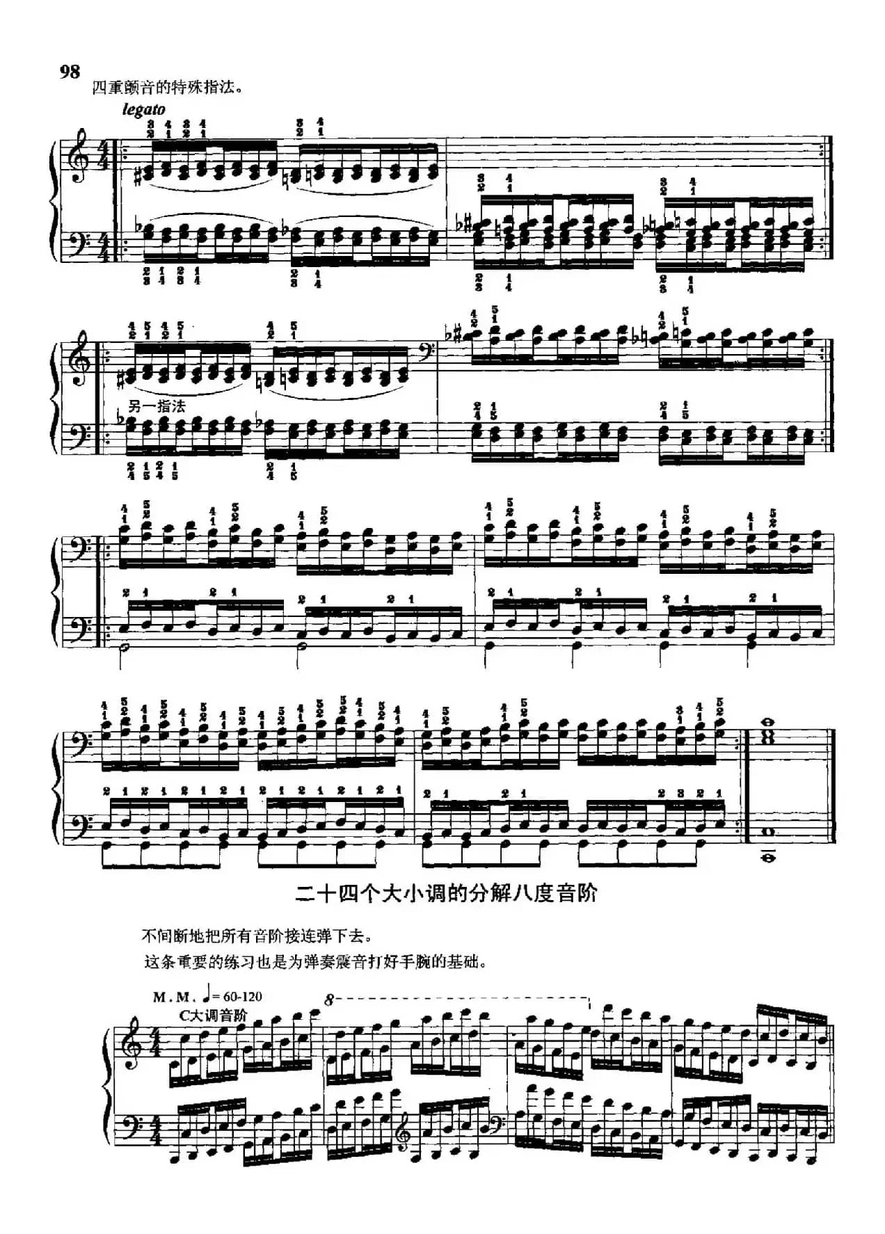 哈农钢琴练指法（第三部分·55—57）