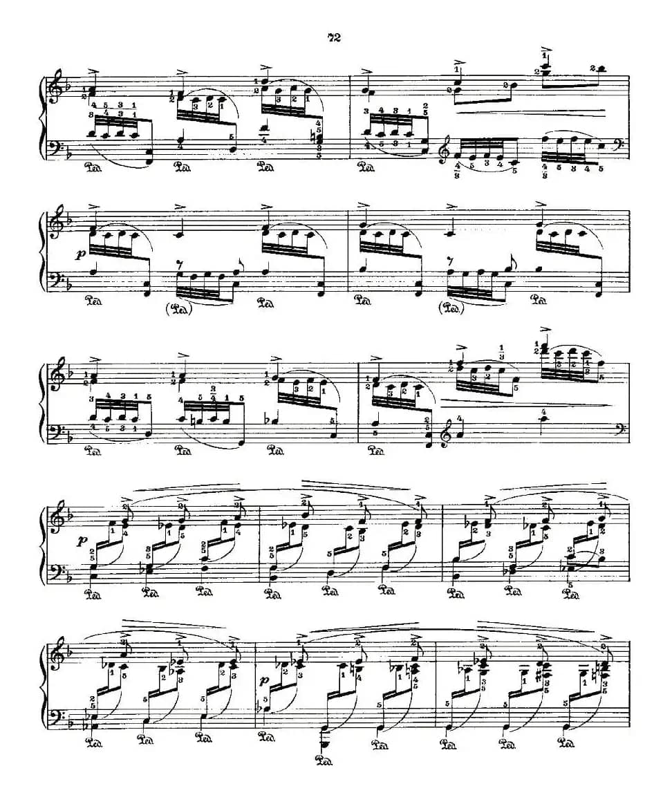 肖邦《练习曲》Fr.Chopin Op.25 No3-2