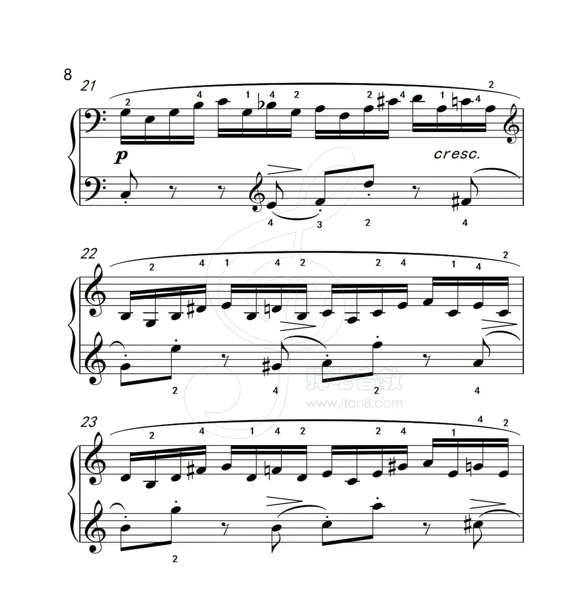 练习曲 10（克拉莫钢琴练习曲60首）