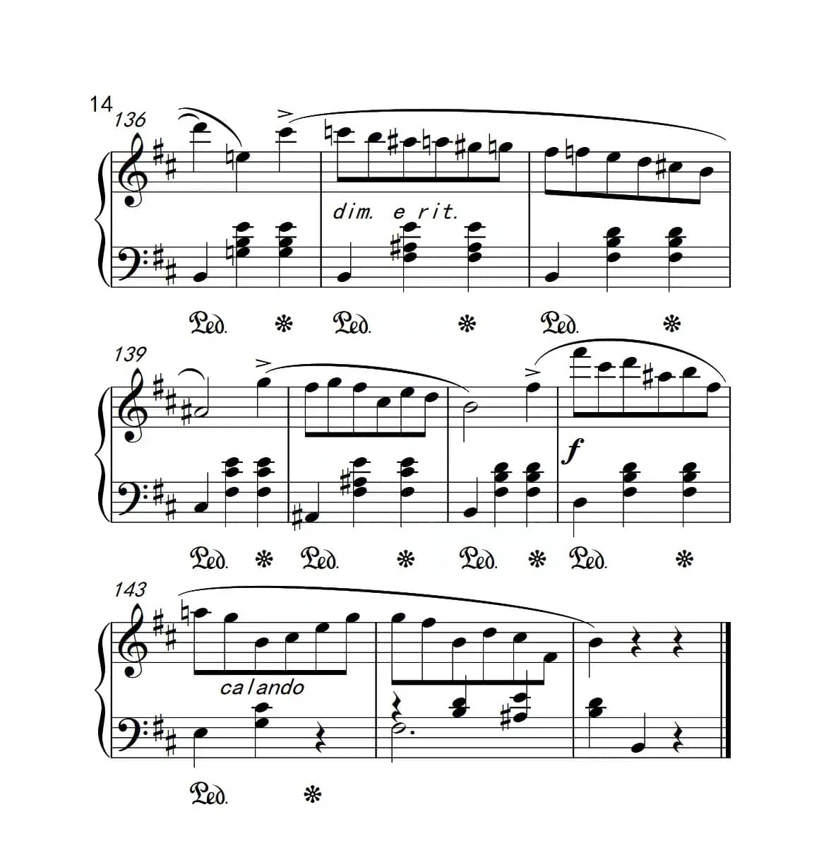 第六级 圆舞曲（中国音乐学院钢琴考级作品1~6级）