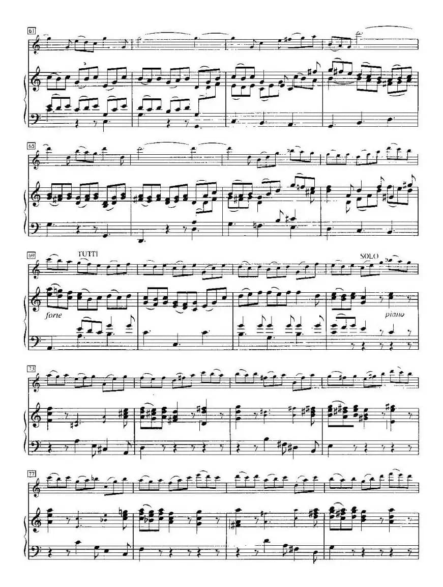 巴赫a小调小提琴协奏曲