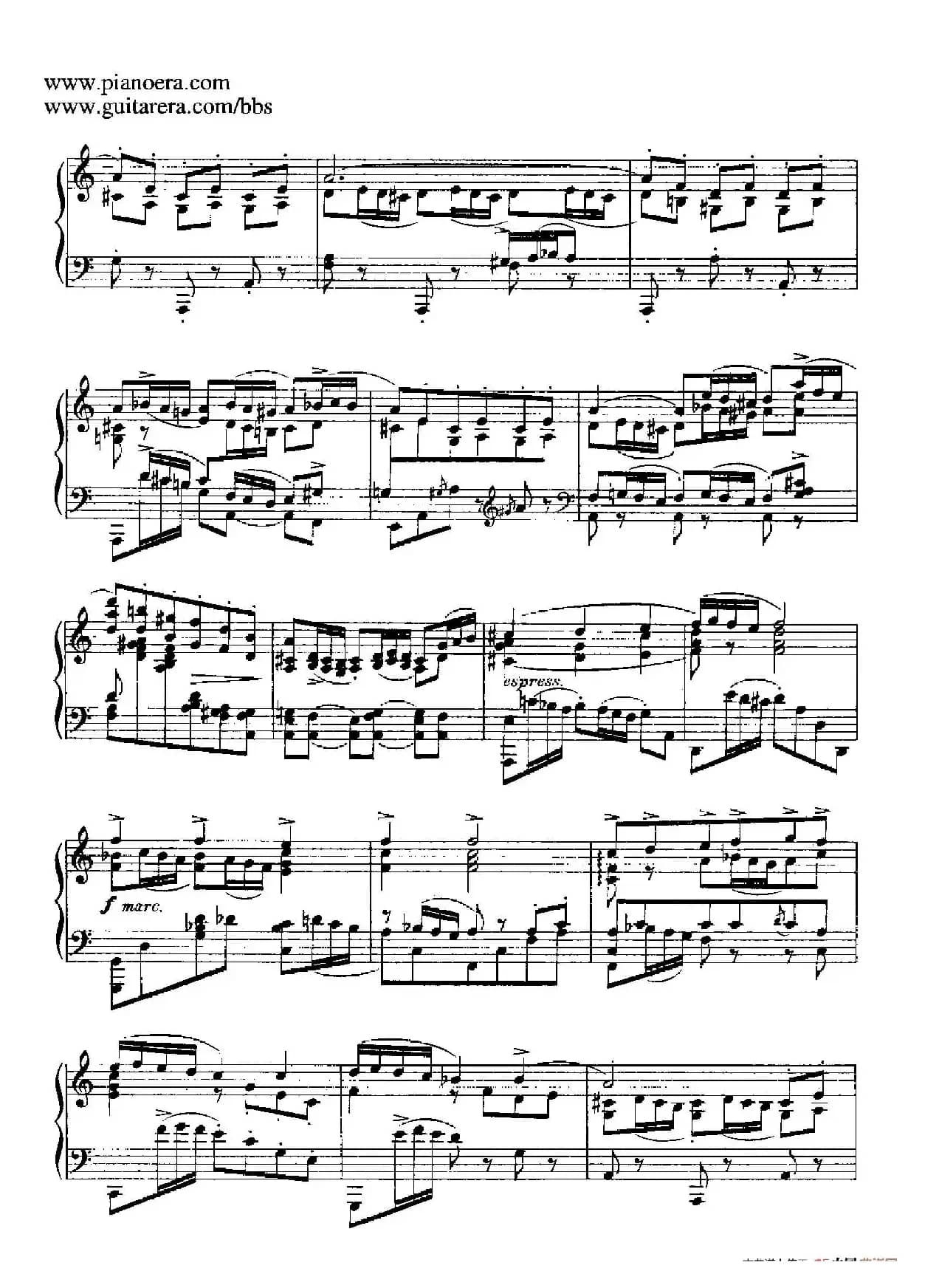 Goyescas（戈雅之画）（3. 烛光凡丹戈 El Fandango De Candil）