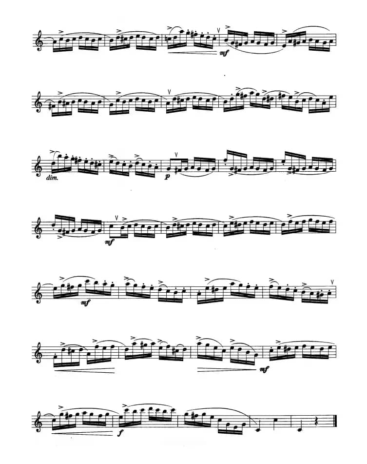 单簧管考级教材·第五级