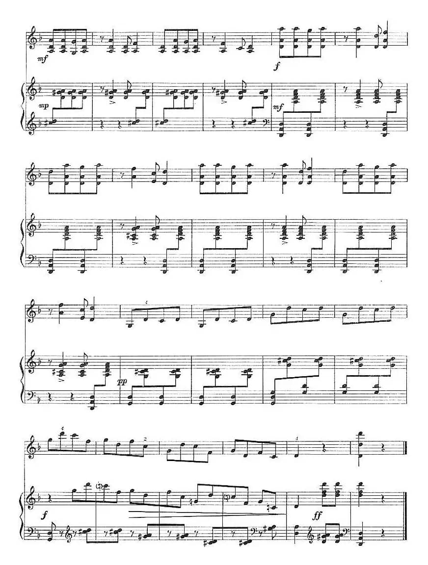 天黑黑（刘庄作曲版、小提琴+钢琴伴奏）