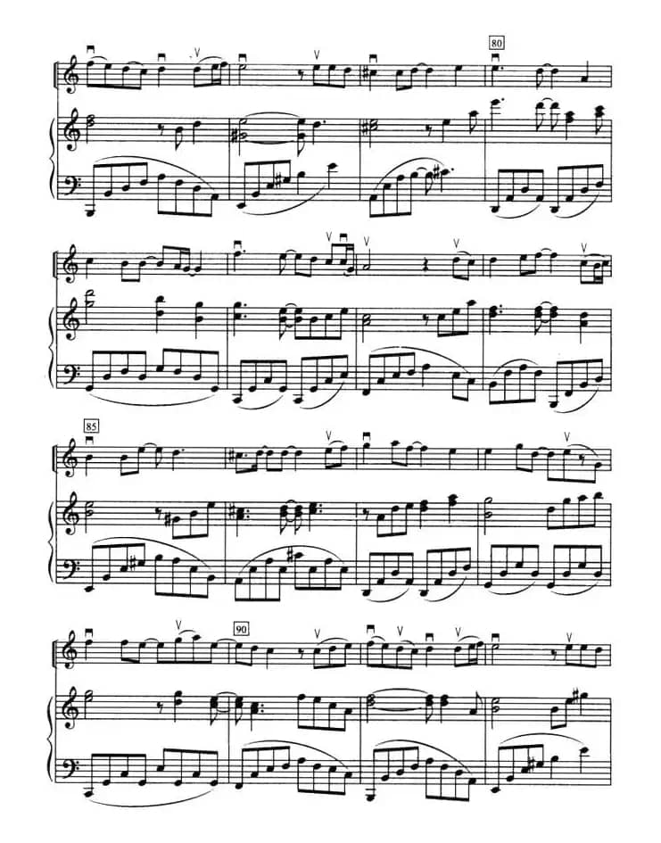 分手吧（选自《悲伤恋歌》）（小提琴+钢琴伴奏）