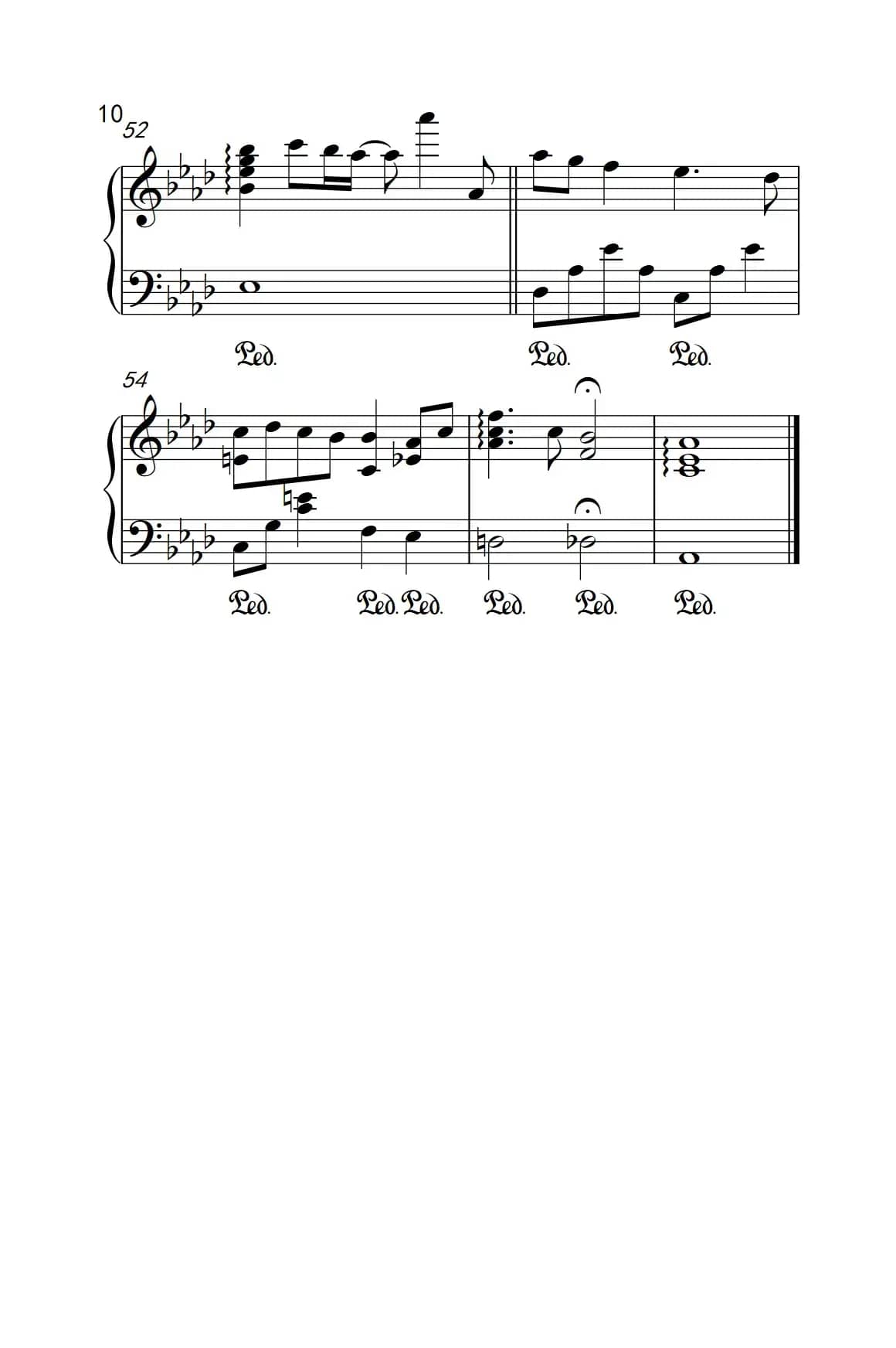 有个爱你的人不容易（《弹吧音教》制谱版）