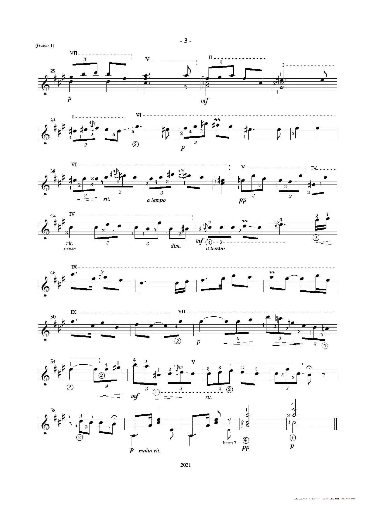 Tango(Guitar Duett)（古典吉他）