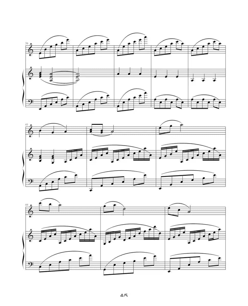 My love（钢琴伴奏谱）