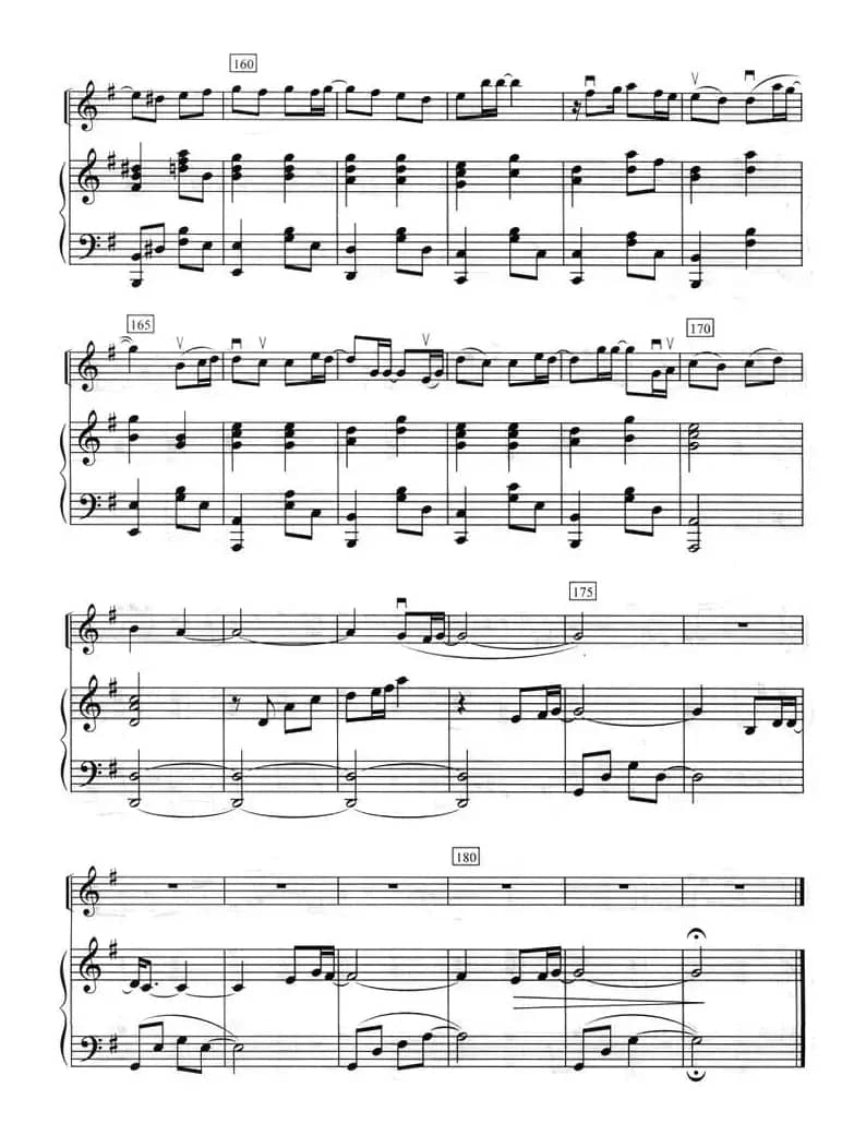 雪之花（小提琴+钢琴伴奏）