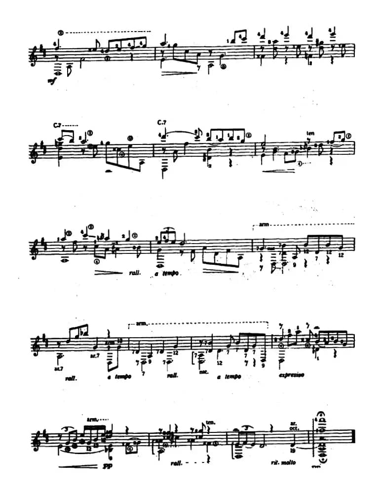 盗贼之歌（古典吉他）