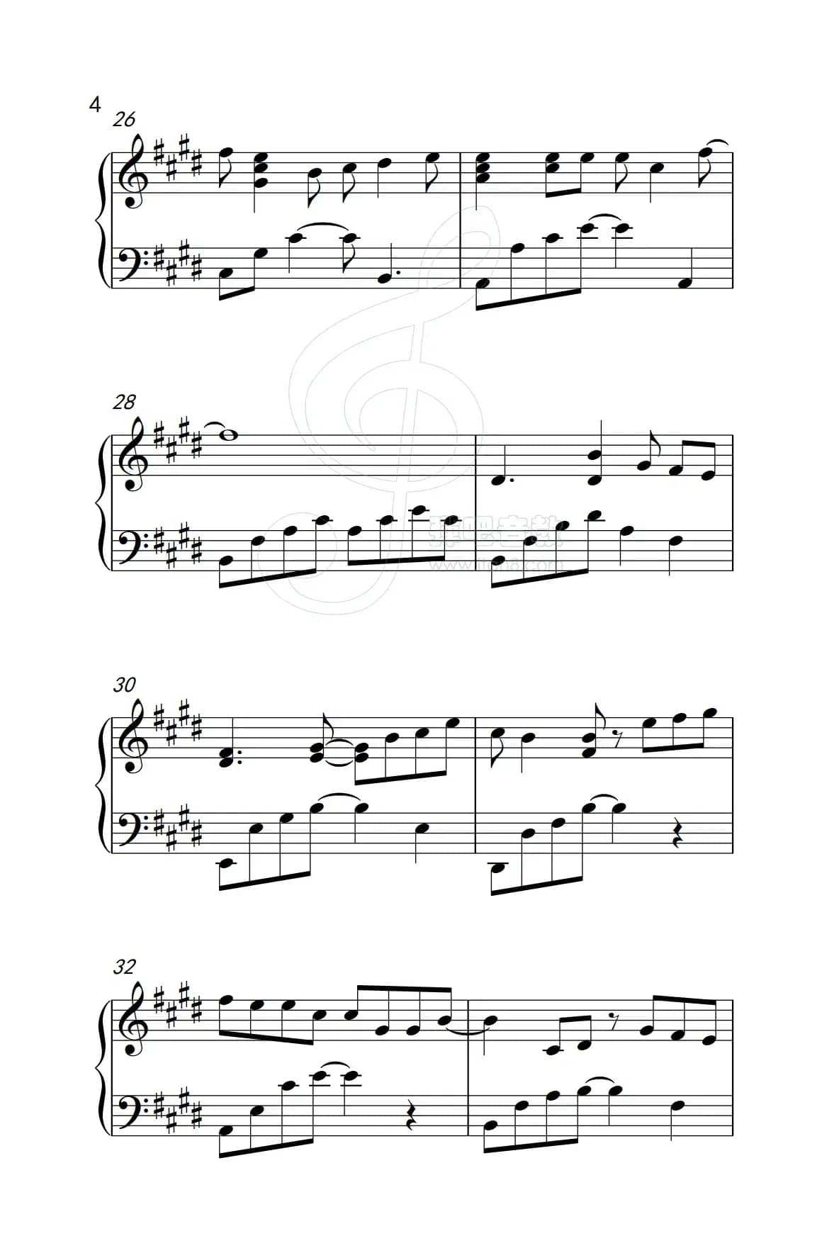 一路上有你（《弹吧音教》制谱版）