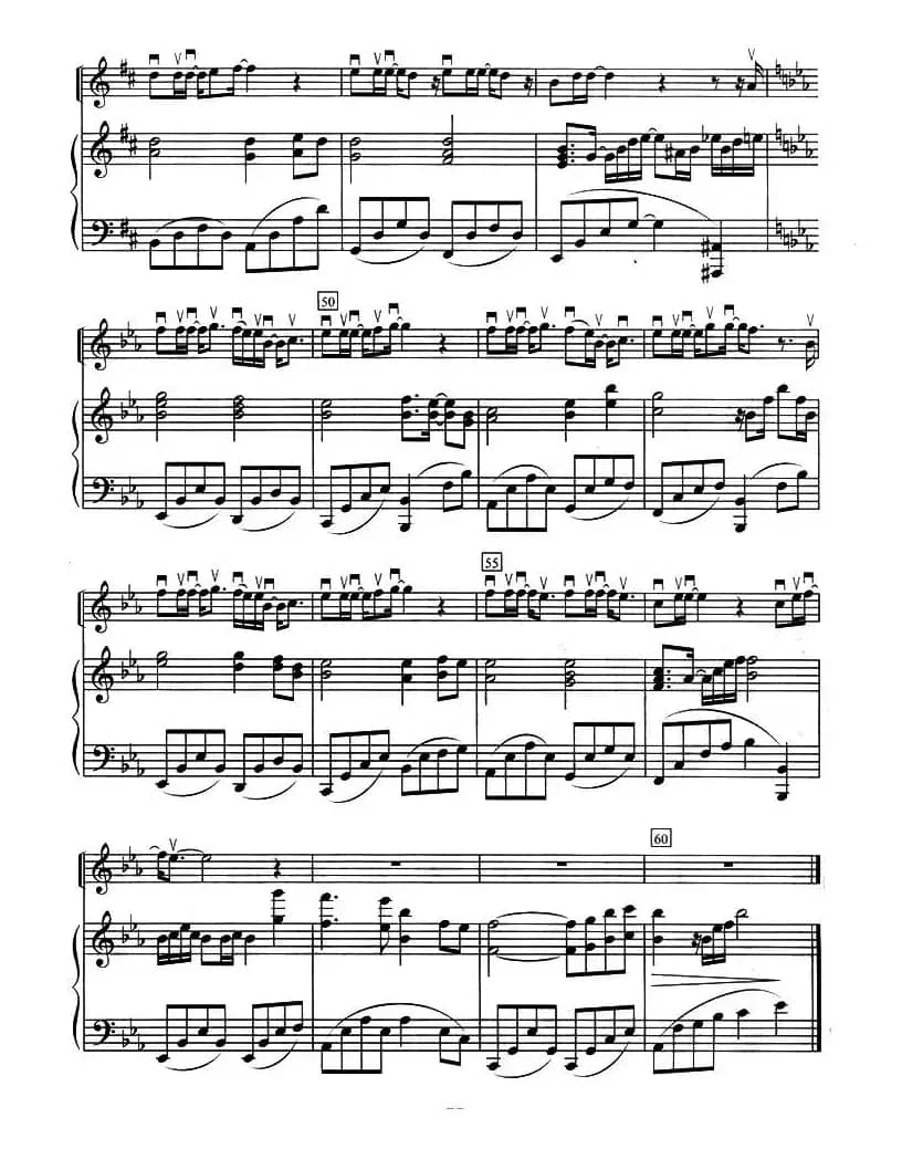 千里之外（小提琴+钢琴）