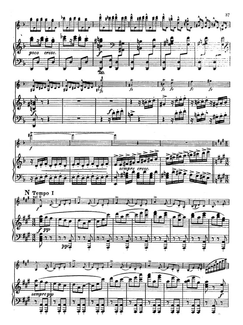 德沃夏克作品53号A小调协奏曲 （小提琴和钢琴）