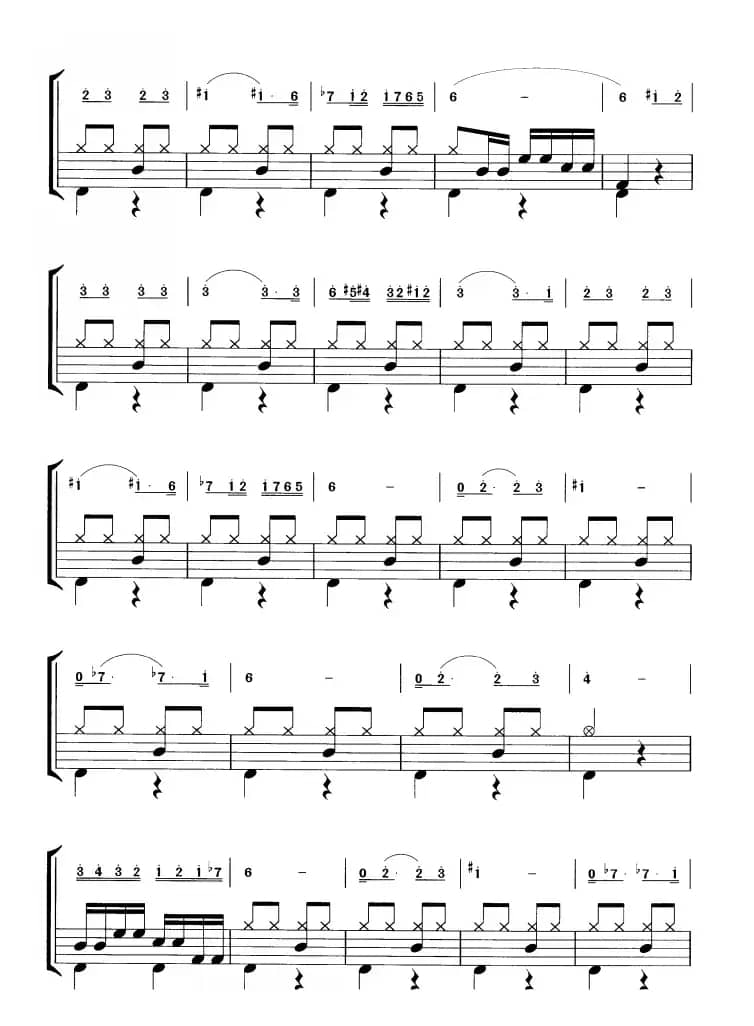 西班牙斗士（鼓谱）