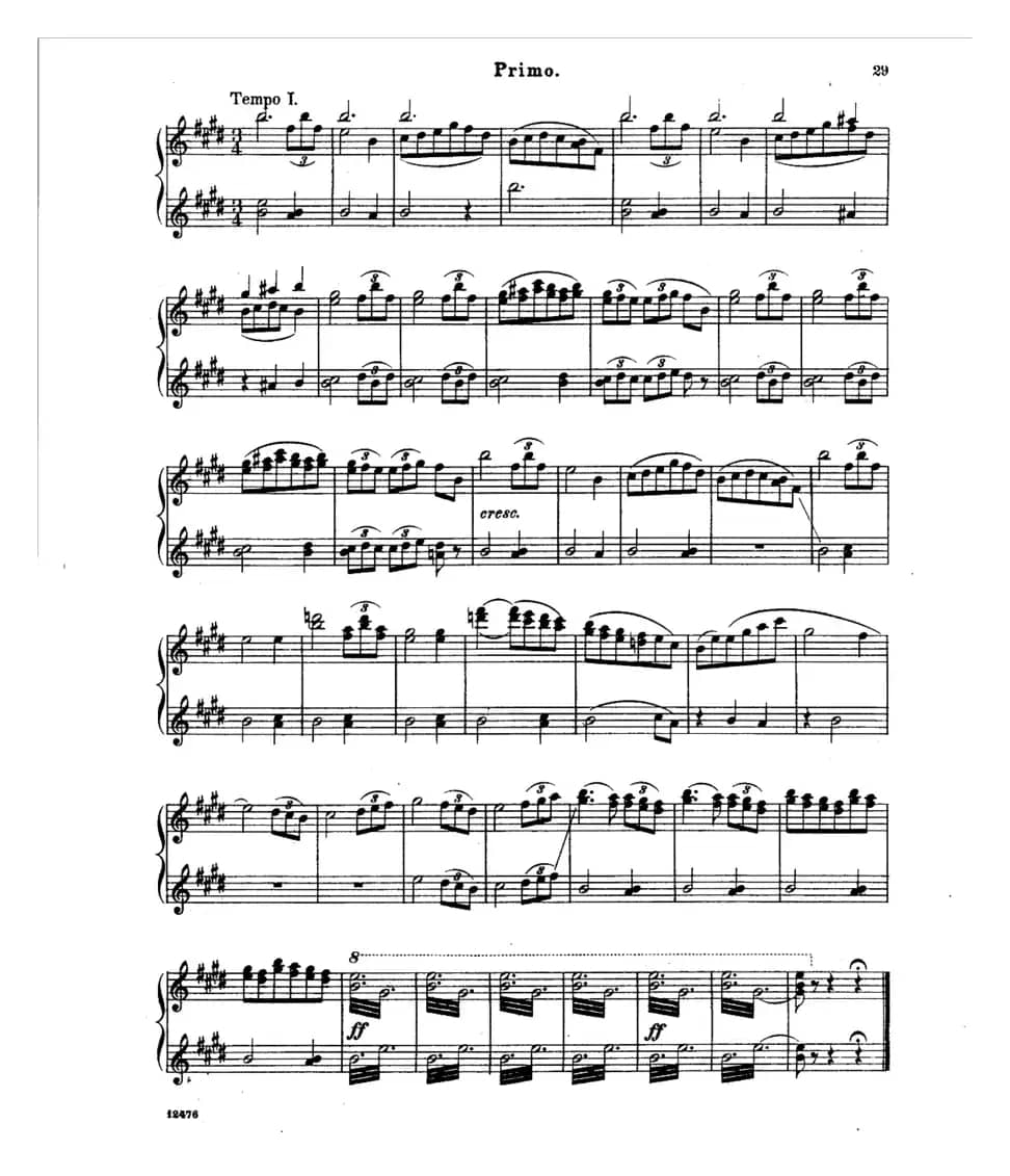 L'Arlesienne Suite No·1（阿莱城姑娘·第一组曲·四手联弹）